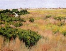 Chase William Merritt Landscape near Coney Island. ,  