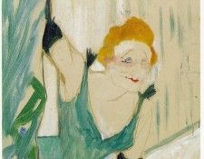 Toulouse-Lautrec Yvette Guilbert Greeting the Audience, 1894. -,  