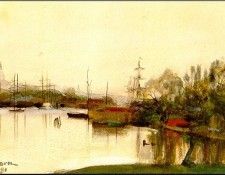 Zorn Stockholm. 1881, akvarell (Watercolour).. , 