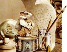 ma David Delamare Book Illustration Tag and the Letter. , 