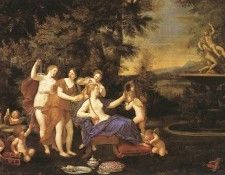 ALBANI Francesco Venus Attended By Nymphs And Cupids. �������, ���������