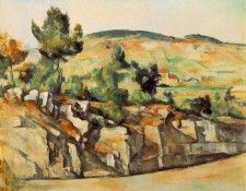 CeZANNE MONTAGNES EN PROVENCE,1886-90, NG LONDON.Venturi 491. , 