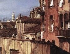 CANALETTO The Stonemasons Yard detail. 