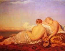 Herbert Antoine Auguste Ernest Les Deux Odalisques Contemplant Le Bosphore. ����, ������ ����� ������