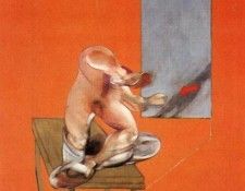 Bacon Study for the Human Body Figures in movement, 1982. , 