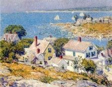 hassam new england headlands 1899. ������, ������