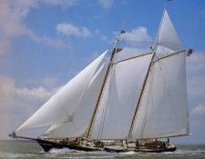 dk tall ships america gaff schooner lyr 1967. , DK