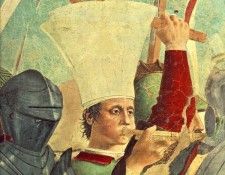 Piero della Francesca -The Arezzo Cycle - Battle between Heraclius and Chosroes (detail) [01]. ���������, ����� �����