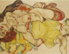 Schiele Two women, 1915, Graphische Sammlung Albertina, Vien. , 