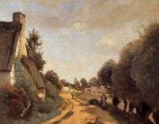 Corot A Road near Arras. , --