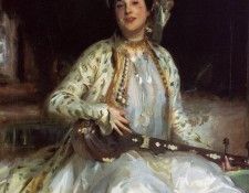 Sargent John Singer Almina Daughter of Asher Wertheimer. ,  
