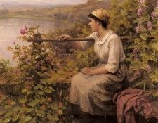 Knight Daniel Ridgeway Resting In The Garden. ����, ������� �������