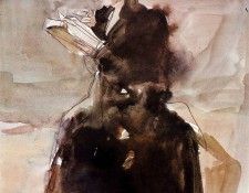 Israls Isaac Reading lady Sun. Israels, 