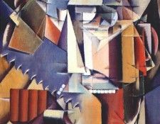 kliun non-objective composition (self-portrait) 1914. 