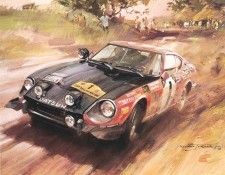 Cma 073 1973 datsun 240z shekhar mehta and lofty drews.  