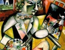 Chagall Self-portrait with seven fingers, ca 1913-14, Stedel. , 