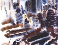 grosz manhattan c1934. , 