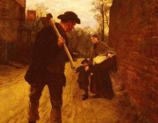 La Thange Henry Herbert Off To Work. Thangue   La
