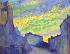 gutmann bordighera, sunset 1912. 