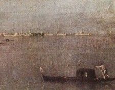 GUARDI Francesco Gondola in the Lagoon.  