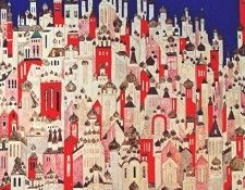 goncharova loiseau de feu (design for final backcloth) 1926. , 