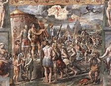 Raffaello - Stanze Vaticane - Vision of the Cross. 