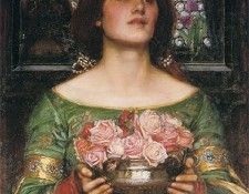 Waterhouse Gather ye rosebuds. ,  