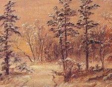 Winter-Woodland. Cropsey, Jasper Francis