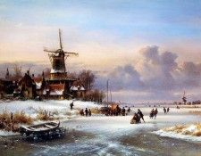 Kleijn Lodewijk Winterlandscape Sun . Kleijn, �������� Johannes