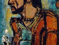 Rouault The old king, 1937, 77x54 cm, Carnegie Institute Mus. , 