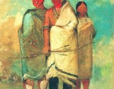 Gc 0003 Three People of the Sauk and Fox Tribes sqs. , 