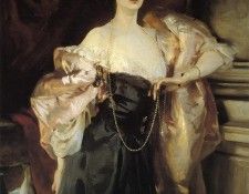 Sargent John Singer Portrait of Lady Helen Vincent Viscountess d-Abernon. ,  