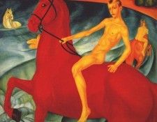 petrov-vodkin bathing the red horse 1912. -, 