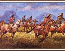 bs-aaw-JosephFama-LewisAndClarkWithTheMandanIndians. , 