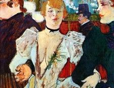 Toulouse-Lautrec de Henri Entering Moulin Rouge Sun. �����-������, ���� ��