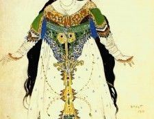 bakst loiseau-de-feu the-tsarevna 1910. , 