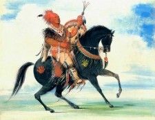 Gc 0001 Chief Running Fox George Catlin sqs. , 