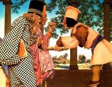 Maxfield Parrish The King Samples The Tarts, 1924 sqs. , Maxfield