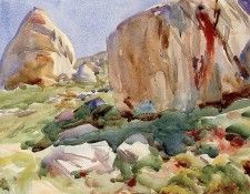 Sargent John Singer The Simplon Large Rocks. ,  