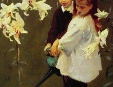 Garden-Study of the Vickers Children. ,  