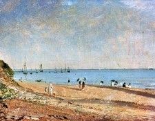 Constable John Brighton beach.  