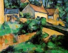 CeZANNE TURNING ROAD AT MONTGEROULT,1899, COLL.WHITNEY,NY. , 