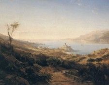 A-View of Castello Malcesine Lake Garda Italy. Carmiencke,  