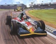 Cma 097 1993 british gp johnny herbert in lotus. ��� ���