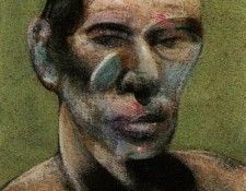 Bacon 3 Studies for a Portrait of Peter Beard, 1980, left pa. , 