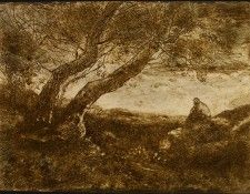 Corot The Dreamer (Le Songeur), 1854, NG Washington. , --