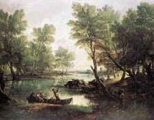 River landscape EUR. , 