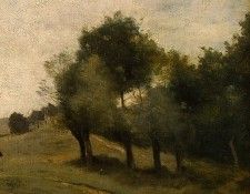 Corot View near Epernon, 1850-1860, Detalj 4, NG Washington. ����, ���-������-������