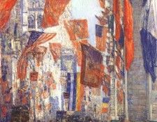 hassam avenue of the allies 1918. , 