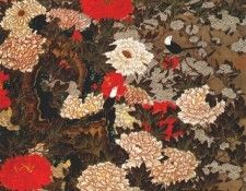 jakuchu birds and peonies c1761-5. Jakuchu, 